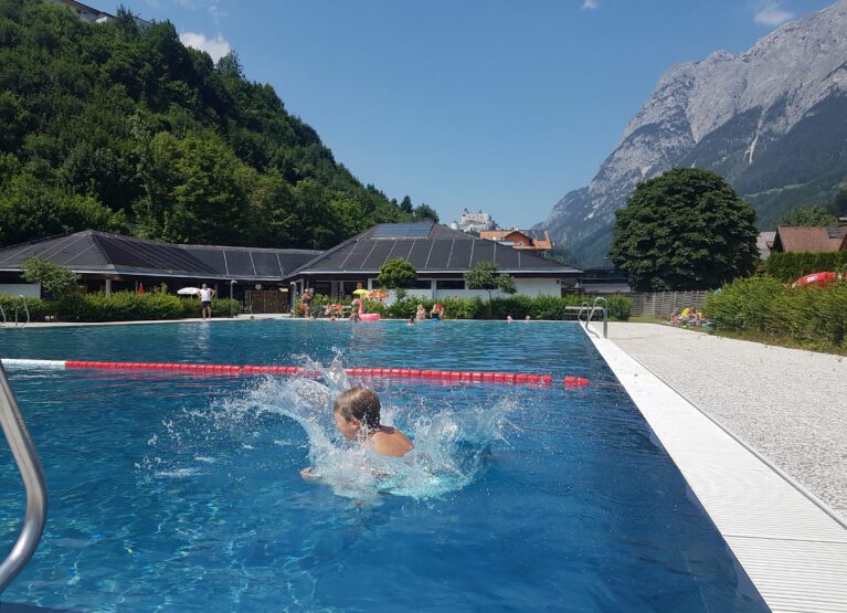 Schwimmen - Sommerurlaub in Werfen, Salzburger Land